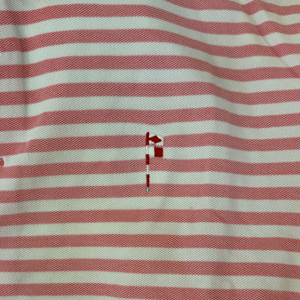 Friars Head Golf Club Greyson Pink and White Striped Shirt